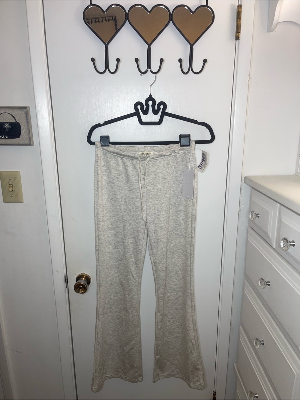EUC shosho Heather Gray Casual Drawstring Pants